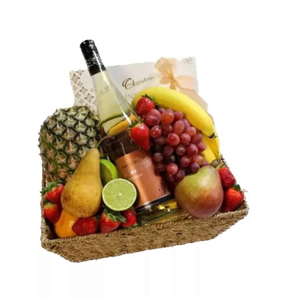 Elegant Wine & Fruit Delight