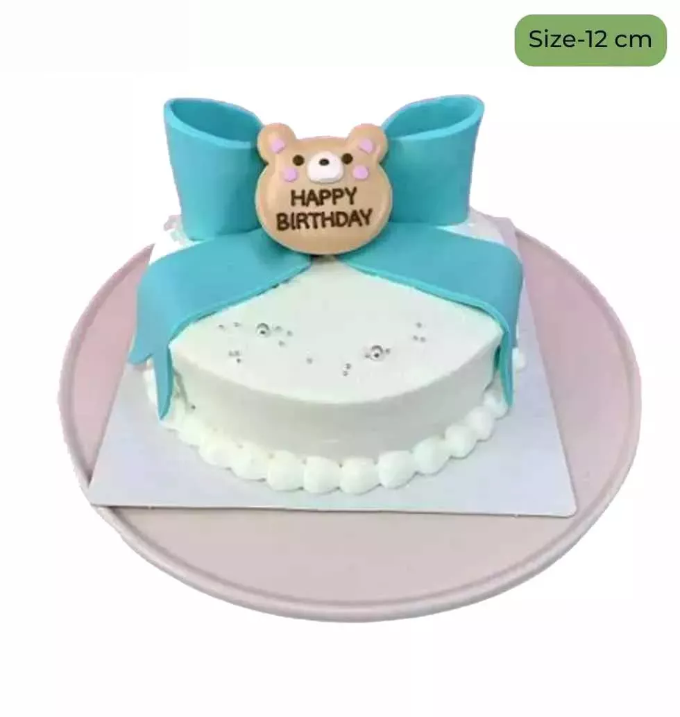 Bear & Ribbon Dream Cake